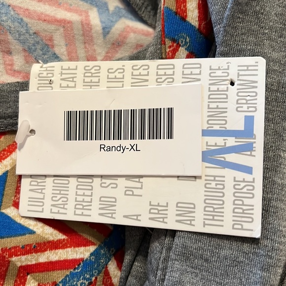 NWT LLR Stars & Stripes Randy Top XL - Picture 5 of 5